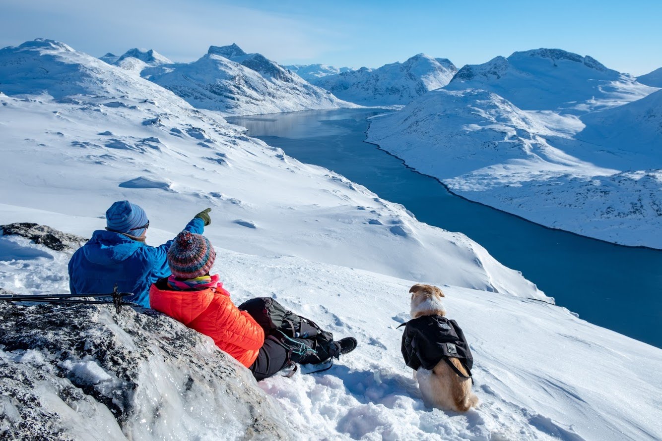 Quassussuaq Snow Shoes Hike – (430 meters from sea to the summit) – 3 hrs.