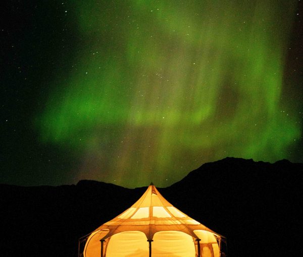 Northern Lights over Camp Kangiusaq 2