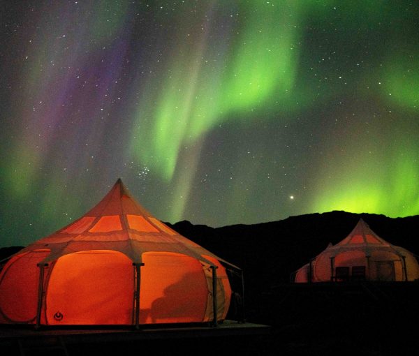 Northern Lights over Camp Kangiusaq
