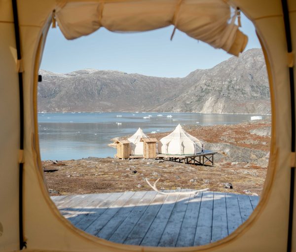 View from guest tent